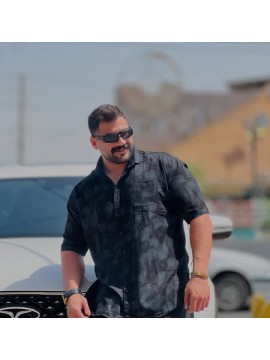 پیراهن آستین کوتاه خنک محرمی  کد 3264